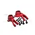 GPM Aluminium Steering Hubs 2Pcs - Red MAG021N-R