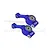 GPM Aluminium Rear Hubs 2Pcs - Blue RUS4022N-B