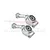GPM Aluminium Rear Hubs 2Pcs - Silver RUS4022N-S