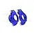 GPM Aluminium Front Steering Hub Carriers (C-Hubs) 2Pcs - Blue TXM019N-B