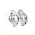 GPM Aluminium Front Steering Hub Carriers (C-Hubs) 2Pcs - Silver TXM019N-S