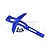 GPM Aluminium Front Chassis Brace - Blue TXMS048CN-B