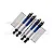 GPM Aluminium 49mm Front & Rear Shock Absorbers 4Pcs - Blue & Black AX24049FR-B-BK