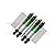 GPM Aluminium 49mm Front & Rear Shock Absorbers 4Pcs - Green & Black AX24049FR-G-BK