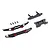 Traxxas Aluminium Bumper Set with D-Rings - Black 9735X