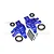 GPM Aluminium Steering Hub Set - Blue UDR021N-B