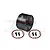GPM Aluminium & Carbon Steel Front/Rear Differential Case - Black MAKX011N-BK