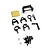 Yeah Racing Aluminium Motor Mount Set - Black KYMR-001BK