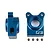 Factory Team Aluminium Rear Hubs 2Pcs - Blue 92270