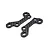 RC Maker Carbon Fibre Left and Right Split Front Upper Bulkheads 2Pcs IRIS-21015