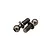 Two metallic RC ball studs with threaded shafts and spherical heads against a white background.