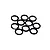RC Maker 3x4.4x0.5mm Rocker Shims 10Pcs RCM-SP-2063