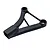 A black plastic RC car upper suspension arm component viewed from an angle against a white background.