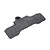 A black RC Maker rear bumper spare part for RC cars, featuring a molded logo on a white background.