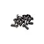 A small pile of ten silver-coloured metal button head screws for RC cars.