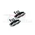 GPM Aluminium Front or Rear Disc Brake Calipers 2Pcs - Black UDR006-GS