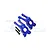 GPM Aluminium Rear Hubs 2Pcs - Blue MAG022-B