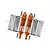 GPM Aluminium Rear Shocks 2Pcs - Orange SLA102R-OR-OR