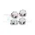 GPM Aluminium 17mm Wheel Nut - Silver LUX005-S