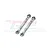 Two silver GPM Racing metal steering links for RC cars, shown against a white background with a faint GPM logo watermark.