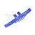 GPM Aluminium Chassis Brace - Blue TXM016-B