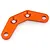 Rovan Orange Aluminium Front Upper Suspension Arm Pin Brace 65010