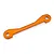 Rovan Orange Aluminium Rear Lower Suspension Arm Pin Brace 65011