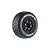 Louise 2.4/3.2" SC-Rocket M Super Soft Tyres On Black Spoked Removable Hex Rims - Glued Wheels 2Pcs L-T3228VB