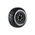 Louise 2.4/3.2" SC-Pioneer Tyres On Black Spoked Removable Hex Rims - Glued Wheels 2Pcs L-T3148SB