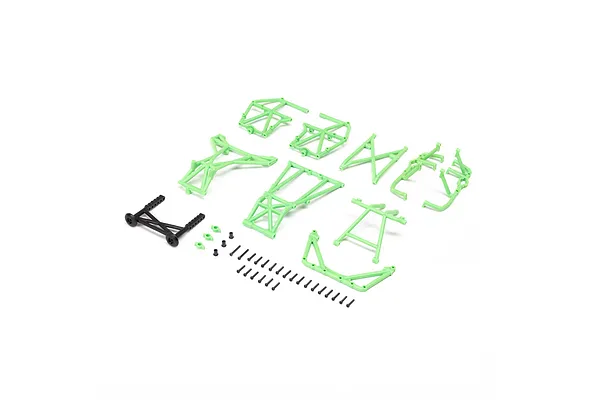 Losi Cage Set Complete, Green: Mini LMT