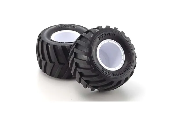 Large-Diameter Tyres for Superior Grip