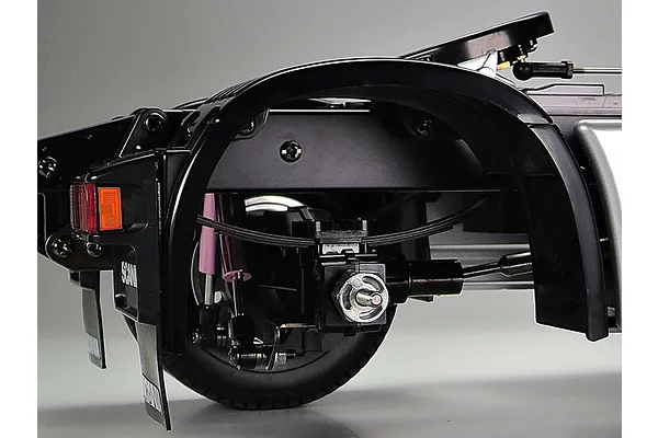 Realistic Metal Leaf Spring Rear Suspension
