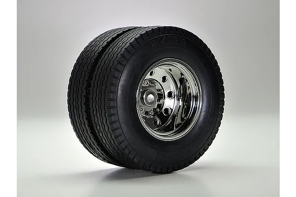High-Traction Double Rear Tyres