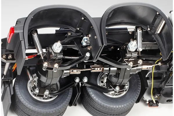 Rugged Suspension with Floating Axles and Leaf Springs