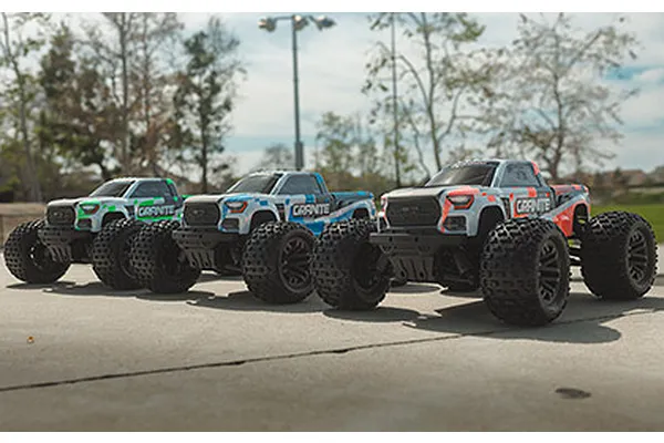 Realistic Monster Truck Body with Clipless Mounting