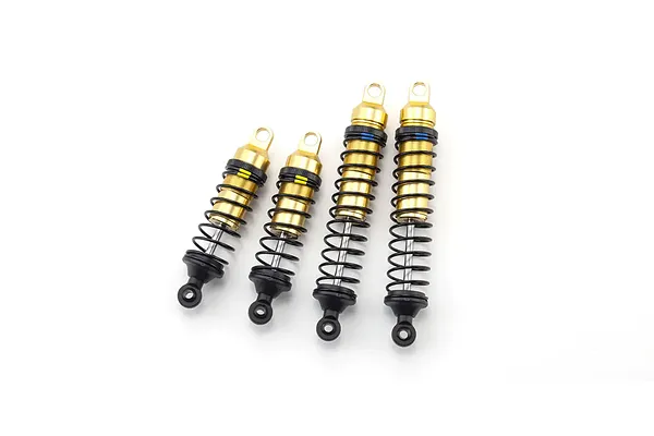 Gold Anodised Oil Shocks with Medium Springs