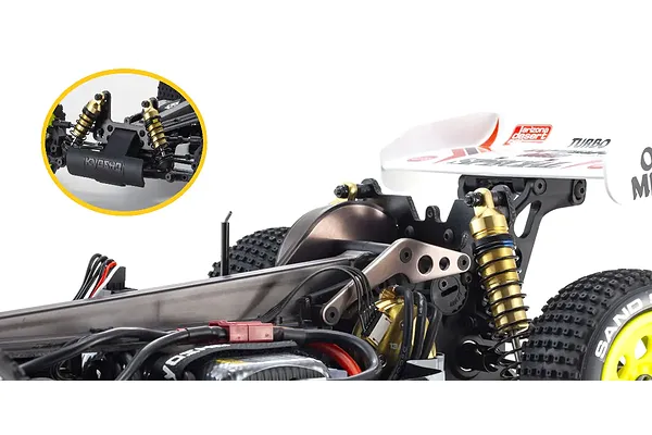 Kyosho Works Gunmetal Aluminium Details