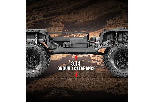 High Ground Clearance and Front Motor Bias