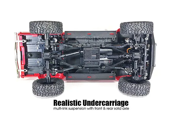 Realistic Undercarriage and Multi-Link Suspension