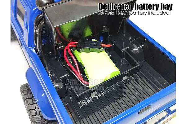 Dedicated Battery Bay with 2S Li-ion Included