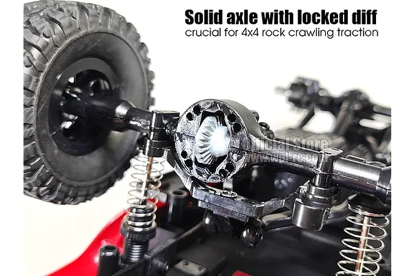 Solid Axles with Locked Differentials