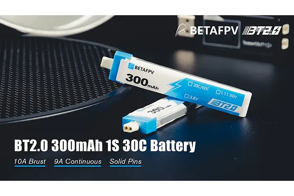 High-Performance 300mAh 1S LiPo