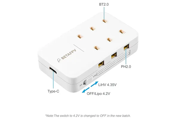Speedy 6-Port 1S Battery Charging Hub