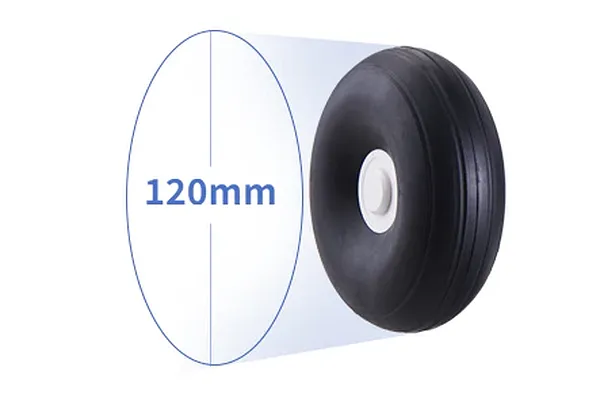 Oversized 120mm Pneumatic Tyres