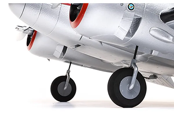 E-Flite Beechcraft D18 BNF: Electric Retracts