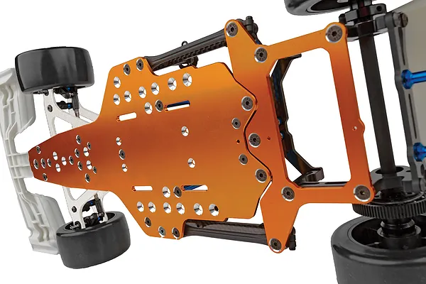 Machined Gold-Anodised Aluminium Chassis