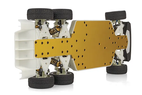 Gold-Anodised 6x6 Aluminium Chassis