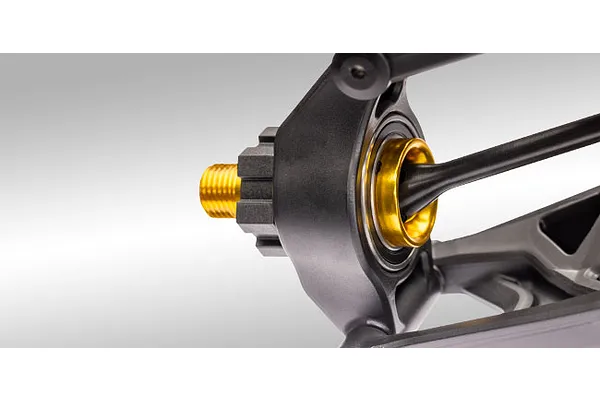 Gold-Anodised Stub Axles
