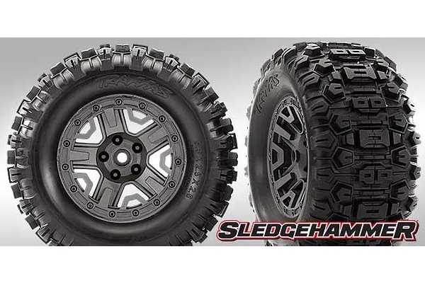 Sledgehammer Tyres and 2.8" Graphite Grey Wheels