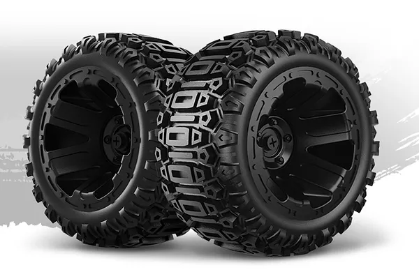 High-Grip, All-Terrain Wheels and Tyres